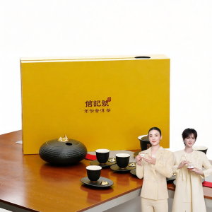 BAMA TEA | High-End Porcelain Black Gold Tea Set