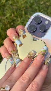 PopSockets Swappable PopGrip Luxe - Heart Of Gold