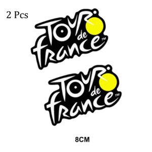 2 Pcs Road Bike Mountain Bike Stickers Bicycle Body Frame Helmet Decoration Waterproof Decals Mini Vinyl Laptops Sticker
