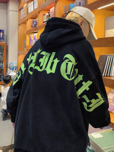 Áo Nỉ Nam Phong Cách Hip Hop Dày Dặn Có Mũ Trùm Đầu Thời Trang Xuân Thu Áo Khoác Ngoài Cotton Polyester Thoải Mái Thường Ngày