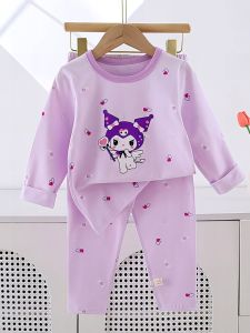 Pure Cotton Long Sleeve Baby Outfit Set for Girls Spring Autumn Seasonal Childrens Underwear Clothes Male Female Baby