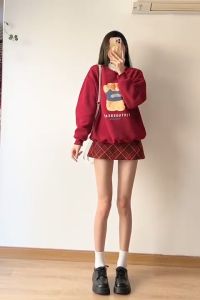 Áo nỉ bông hoodies cổ tròn phom to - 247StoreFashion - Aoniingau8372_P13K25