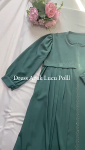 Camila Dress Baju Gamis Muslim Anak Perempuan Usia 6TH Sampai 12TH