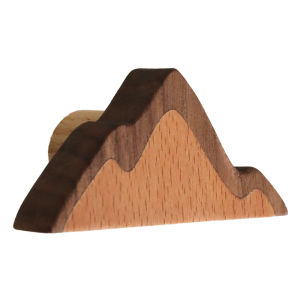 YUANSHANZHU | Rustic Wooden No-Drill Wall Mounted Hook