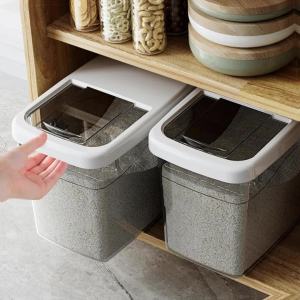 ถังใส่ข้าวสาร กล่องเก็บข้าวสาร ถังเก็บเม็ดข้าวสาร 7.5L/10L/12.5L การเก็บรักษาอาหาร วัสดุเกรดอาหาร คุณภาพปลอดภัยมาก