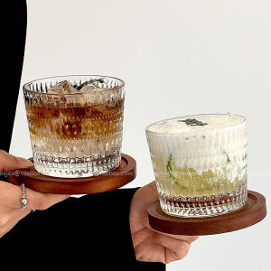 แก้วน้ำชาสไตล์ย้อนยุคหรูหรา แก้วน้ำแข็ง แก้วกาแฟอเมริกัน แก้วน้ำ แก้วน้ำผลไม้ แก้วน้ำแข็ง แก้วเหล้า แก้วน้ำแข็ง