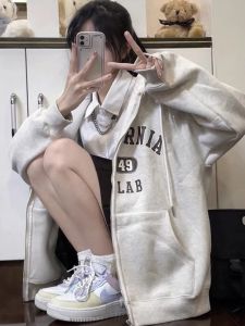 SHUQINGLAI | Loose and Casual Womens Hooded Sweater for Autumn and Winter