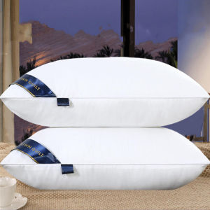 Gối Cao Cấp Mềm Mại Cho Khách Sạn Và Nhà Nghỉ Gối Lót PP Cotton Có Thể Giặt Được Chất Liệu Vải Sợi Tái Chế Dụng Cụ Hỗ Trợ Ngủ