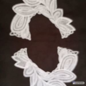 Fashion Kerah Pakaian Pesta Atau Casual Wanita - Kerah Baju Bordir - kerah Feminin