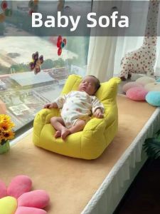 Adorable Bear Baby Sofa Chair for Boys And Girls Infant Couch Seat Luxury Fabric Frame Structure Children Furniture
