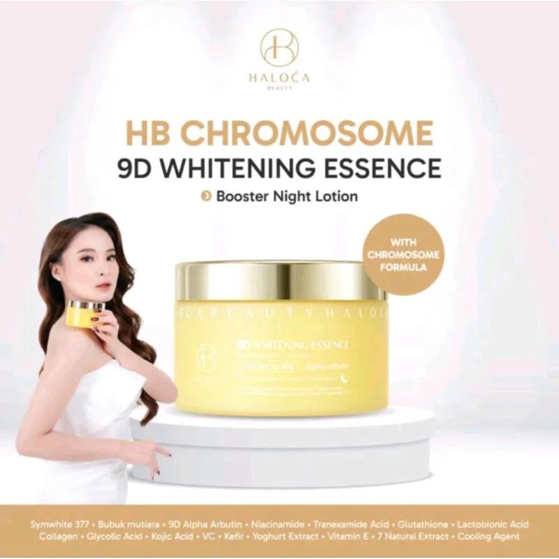 HALOCA BEAUTY - NIGHT BODY LOTION CHROMOSOME - BODY LOTION -GLUTA  INFUSED-INTENS WHITENING ORIGINAL 100% Body Lotion Gluta Infused Collagen  Body Lotion Untuk Kulit Cerah - Lazada
