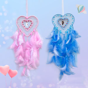 Dream Catcher Hollow Out Love Heart Handmade Wind Chimes Living Room Bedroom Hanging Ornaments Wall Decor Wedding Decorations