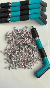【1000 PCS】Nail Gun Bullet Nail Gun Nails Steel Manual Nails For Nail Gun Concrete Wall Ceiling Nail Punch