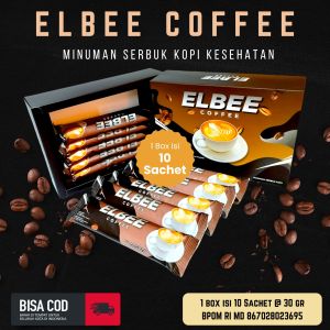 DISTRIBUTOR ELBEE COFFEE SATU BOX ISI 10 SASET ORIGINAL