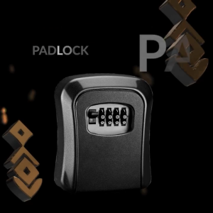 Key Safe Box Outdoor /4 Digit Wall Mount Lock /Safety Box Dinding Wall Mounted 4 Digit Password Pin/ Kotak Kunci Dinding Brankas