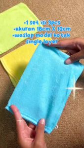 Waslap Mandi Bayi WL-04: Perlengkapan Mandi Bayi yang Praktis & Aman