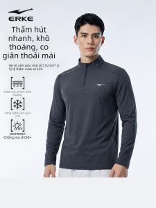 Erke | Áo thun thể thao dài tay nam nhanh khô thoáng mát cho tập luyện