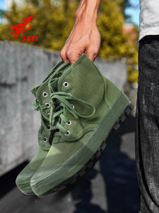 High-Tech Canvas Work Boots Mens Womens Anti-Wear Labor Shoes Yellow Glue Shoes Anti-Slip Construction Site Liberation Shoes