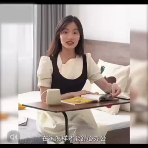 Computer Table Adjustable Height Study table Bed Side Table Wood Tray Table Office Desk