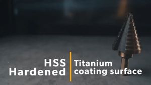 ORIGINAL STEP DRILL SET 5 PCS BOR TINGKAT SET BOR PAGODA SET BOR KERUCUT