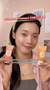 GMEELAN Blood Orange Enzyme Exfoliating Gel with Vitamin C Jojoba Seed Oil Brightening Skin Remove Blackheads Acne Minimize Enlarged Pores 50g