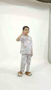 Kiminori JOSH.CP Setelan Piyama Anak Lengan Pendek