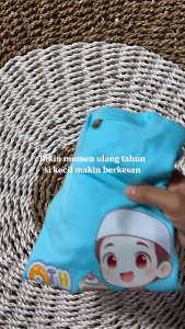 Blueskids Atasan Custom Dewasa Anak Laki Laki Series Birthday Muslim Lengan Panjang Pendek