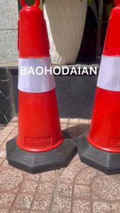 Cọc tiêu giao thông chóp nón cọc cảnh báo phản quang  GT.511 (cao 73cm)