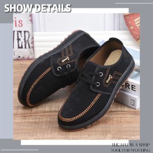 XWshop รองเท้าหนังกลับสไตส์ วินเทจสำหรับผู้ชาย ทรงสวยเท่ พื้นนิ่มน้ำหนักเบาใส่แล้วเท่ไม่ไหวว ใส่เที่ยว ออกงาน ใส่ทำงานคือปังม๊าก 🎉