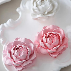 3DJasmine Silicone Mold - Pink and White Floral Design,forDIYAromatherapy Candle、Soap and Resin Crafts - Home Decoration、Home De