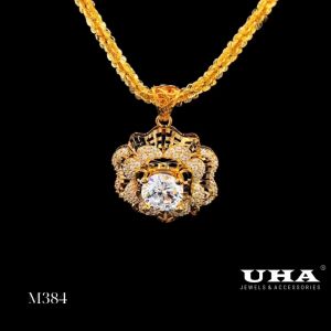 Mặt và dây chuyền nữ M384-M562-M1219 thiết kế sang trọng đính đá CZ cao cấp sáng lấp lánh UHA