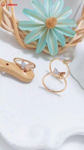 Cincin Emas Mas Asli Model Carlotta J5 Ismoyo