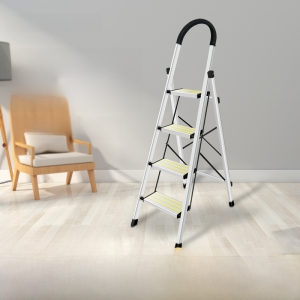 Aopeng Aluminum Alloy Indoor Home Foldable Humanitarian Ladder Four Five Six Steps Engineering Mobile Stairs Stepladder Thickened