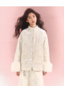 LOVESASAKIDS | Warm Comfortable Embroidered Velvet Jacket