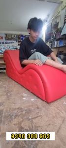 [Sản Xuất Theo Yêu Cầu] Ghế Tình Yêu Mỏ Khoét Màu Đỏ - Ghế Tình Yêu Cao Cấp [quà tặng đám cưới]