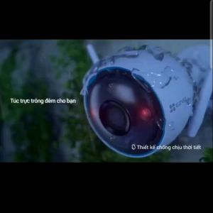 Camera ngoài trời & trong nhà Wifi Ezviz H3c 3MP Hồng Ngoại - Màu Ban Đêm Chuẩn Chống Nước IP67 H.265 Mic Thu Âm