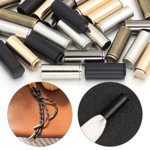 10 Sets Metal Rope Ends Stopper Button Cord End Lock Cap Hanging Bell Buckle DIY Bag Shoes Garment Lanyard Accessories