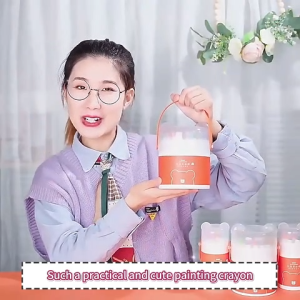 Colors plastic crayons Painting Safe Non-Toxic Washable Not Dirty Hand Drawing Coloring Toddler Crayons Kids Set