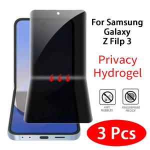 3Pcs Anti-Spy Hydrogel Film Privacy Screen Protector For Samsung Galaxy Z Flip 3 4 5 6 7 Invisible Protection Screen For ZFlip 7