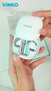 VINKO S10 Wireless Earphone ANC ENC Dual Mode Bluetooth 6.0 Noise-Cancelling True Hi-Fi Earbuds