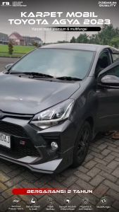 KARPET MOBIL MIE PREMIUM UNTUK AGYA/AYLA 2023 FULL SET