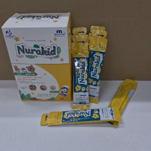 Siro Nurakid hỗ trợ tiêu hóa giúp bé ăn ngon miệng hộp 20 gói x 10ml