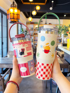 Cốc Nước Cách Nhiệt Dung Tích Lớn Bằng Thép Không Gỉ 2025 Có Ống Hút Cho Nữ Cốc Cà Phê Ice Dominator Cho Học Sinh Và Nhân Viên Văn Phòng