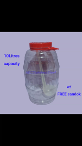 Clear Plastic Palamigan Plastic (makapal)