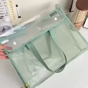 Large Capacity Portable Durable PVC File Bag Suitable For School Office And Home Organization