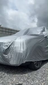 ผ้าคลุมรถยนต์ MAZDA 3 4 ชิ้น ผ้า HI-PVC/SILVER COAT/OXFORD/HISORON กันน้ำ กันแดด พร้อมส่ง