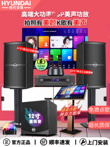 Modern Home KTV Sound System Set for Living Room TV Projector Karaoke Machine with Speakers And Song Request Machine