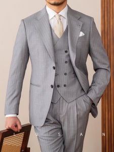Retro Casual Slim Fit Business Fashion Suit Set