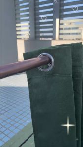 100% Blackout Curtains Insulated Curtains For Bedroom Living Room Dark Green Curtains Linen Blackout Curtains With Grommets 1 Piece Panel 135x160 CM/ 135x220 CM - Dark Green