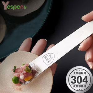 304 สแตนเลสเครื่องมือเกี๊ยว YESPERY ช้อนตักไส้ช้อนคนที่ขูดเนย